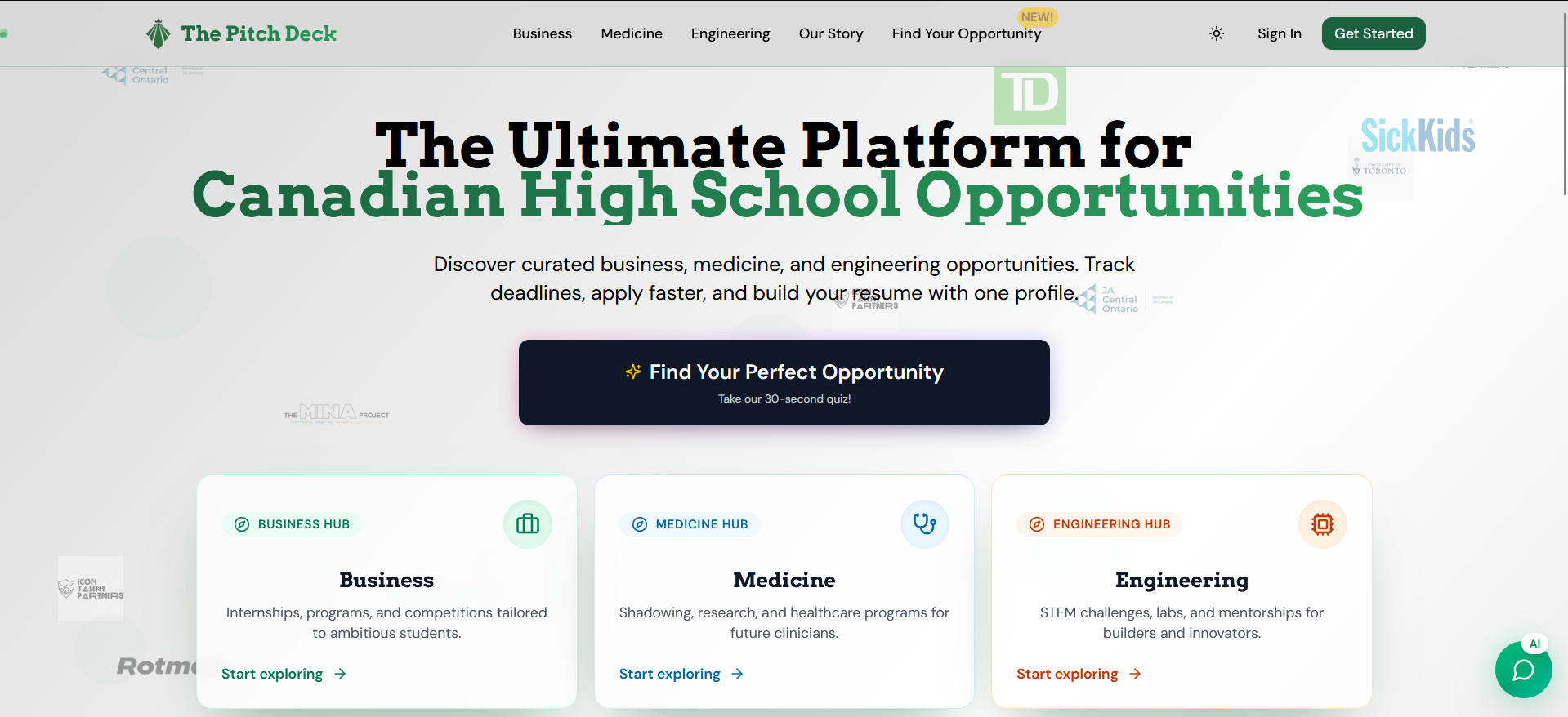 The Pitch Deck screenshot